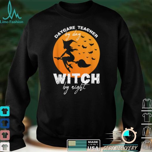 Halloween Witch Daycare Teacher Childcare Provider T Shirt 2