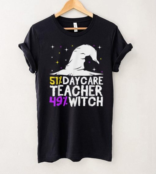 Halloween Witch Daycare Teacher Childcare Provider T Shirt 4