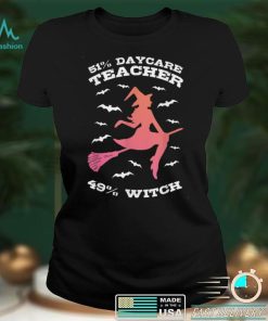 Halloween Witch Daycare Teacher Childcare Provider T Shirt