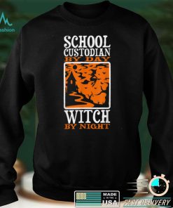 Halloween Witch School Custodian TShirt