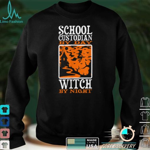 Halloween Witch School Custodian TShirt