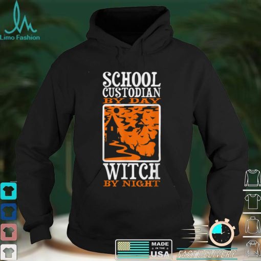 Halloween Witch School Custodian TShirt