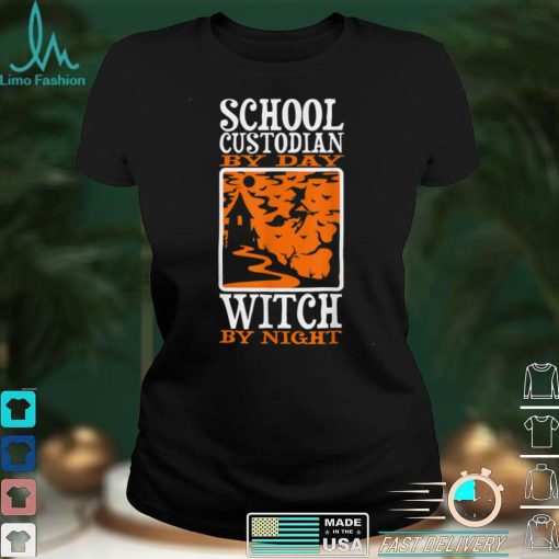 Halloween Witch School Custodian TShirt