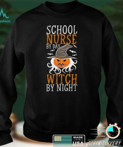 Halloween Witch School Nurse T Shirt 1