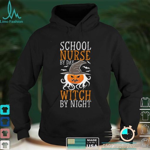 Halloween Witch School Nurse T Shirt 1