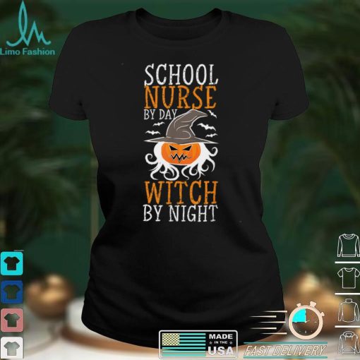 Halloween Witch School Nurse T Shirt 1