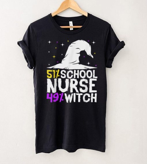 Halloween Witch School Nurse T Shirt