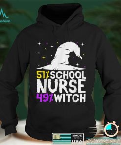 Halloween Witch School Nurse T Shirt