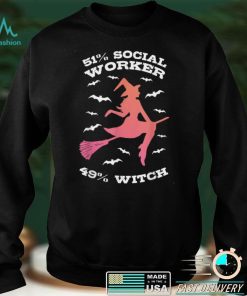 Halloween Witch Social Worker T Shirt 1