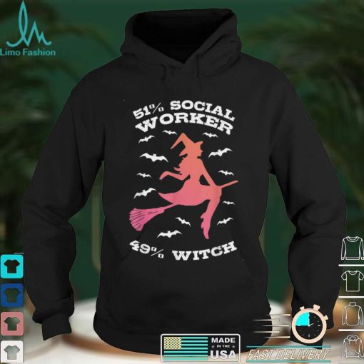 Halloween Witch Social Worker T Shirt 1