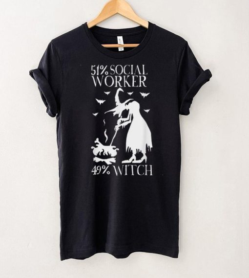 Halloween Witch Social Worker T Shirt 2