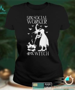 Halloween Witch Social Worker T Shirt 2