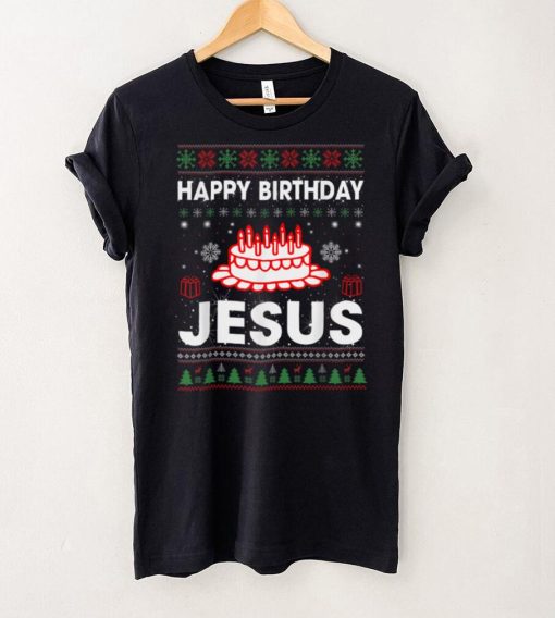 Happy Birthday Jesus Christmas Pajama Holiday Xmas T Shirt