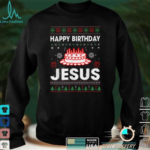 Happy Birthday Jesus Christmas Pajama Holiday Xmas T Shirt