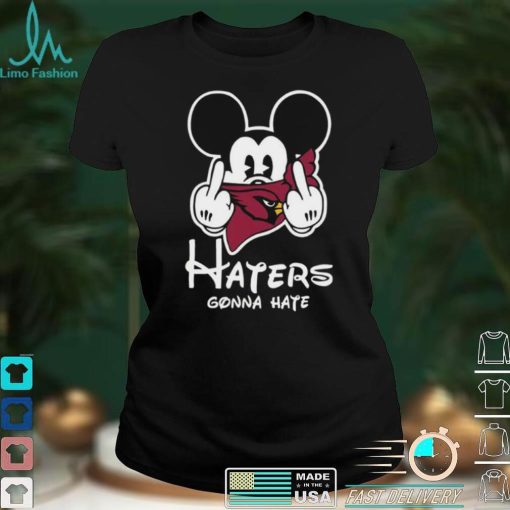 Haters Gonna Hate Mickey Mouse Disney NFL Arizona Cardinals T Shirt