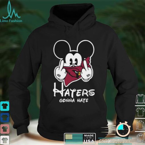 Haters Gonna Hate Mickey Mouse Disney NFL Arizona Cardinals T Shirt