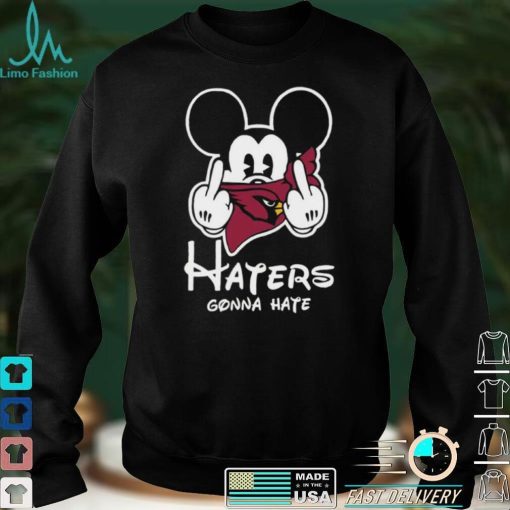 Haters Gonna Hate Mickey Mouse Disney NFL Arizona Cardinals T Shirt