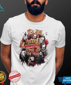 Horror Characters It’s The Most Beautiful Time Of The Year Halloween Shirt