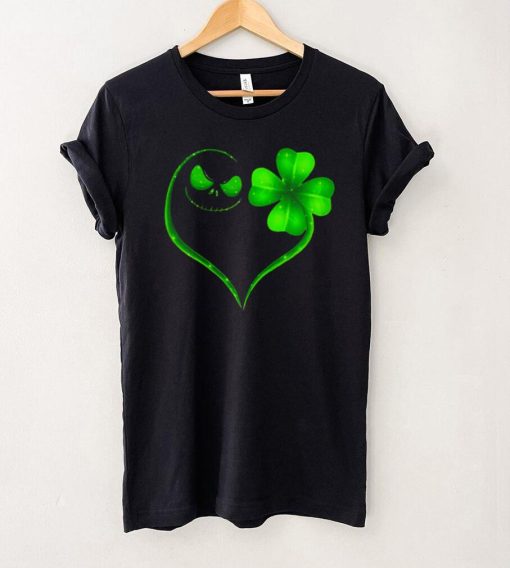 Jack Skellington and Irish Four Leaf Clover shirt
