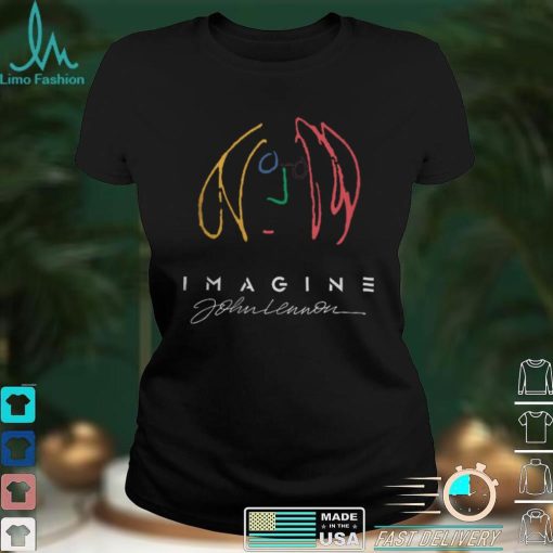 John Lennon Imagine Design Unisex T Shirts