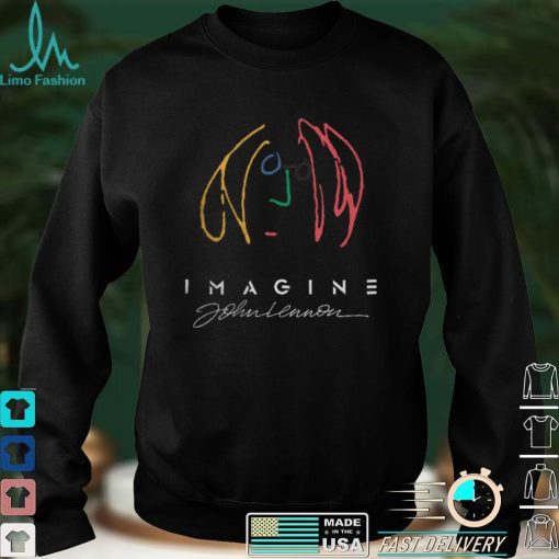 John Lennon Imagine Design Unisex T Shirts