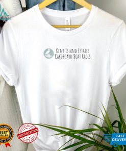 Kent island estates cardboard boat races logo shirt