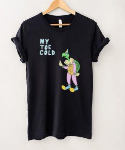 My Toe Cold party hat turtle art shirt