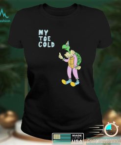 My Toe Cold party hat turtle art shirt