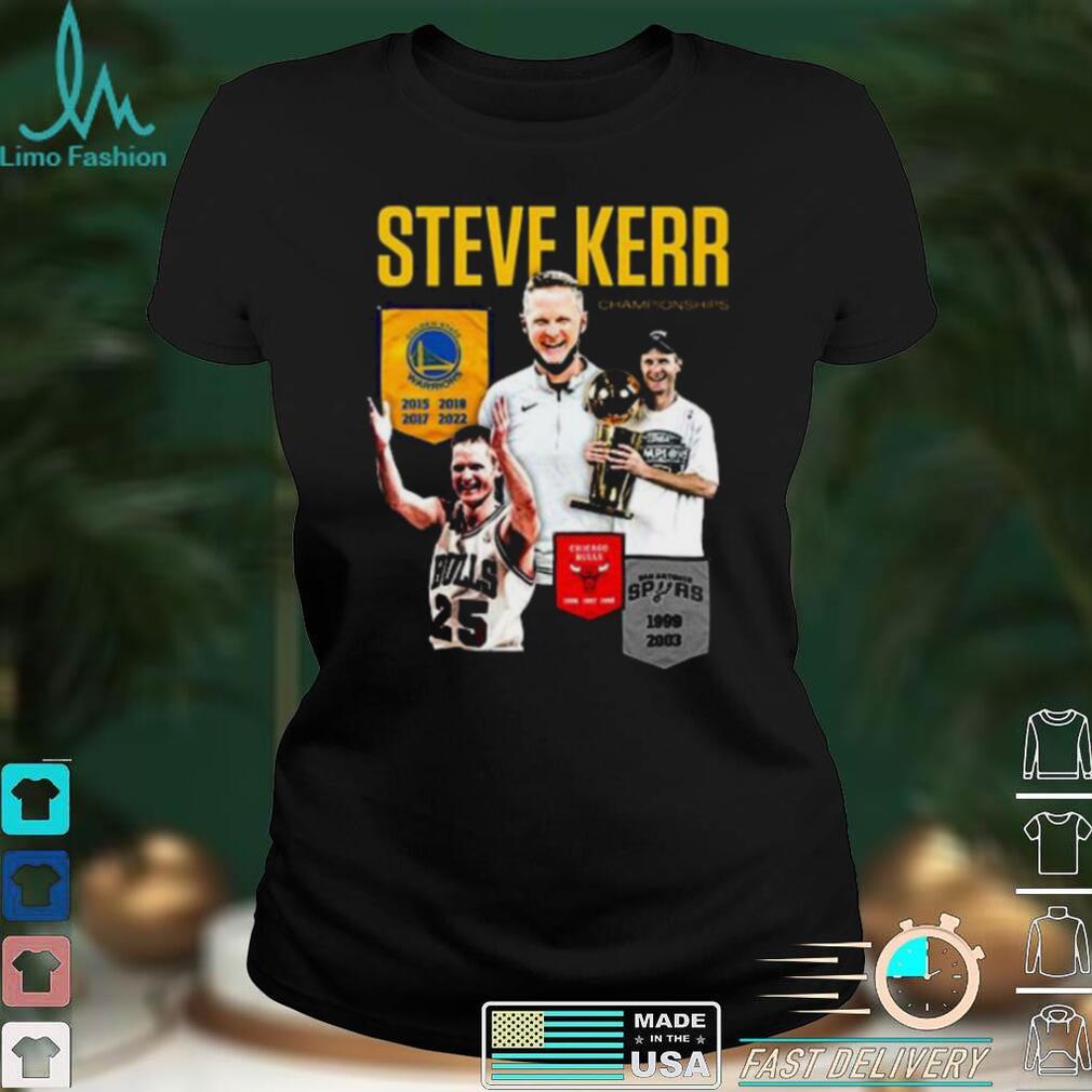 NBA Finals Champions NBA Champions Steve Kerr Adds Title No 9 To His Collection Unisex T Shirt