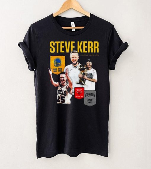 NBA Finals Champions NBA Champions Steve Kerr Adds Title No 9 To His Collection Unisex T Shirt