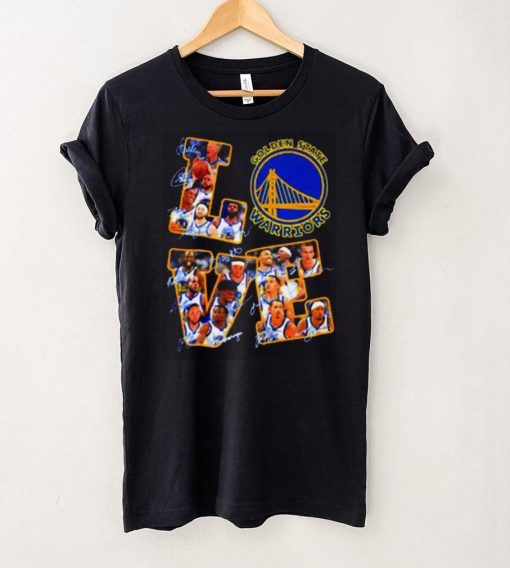 NBA Finals Golden State Warriors Champions 2022 NBA Finals Champions Love Golden State Warriors Signatures Unisex T Shirt