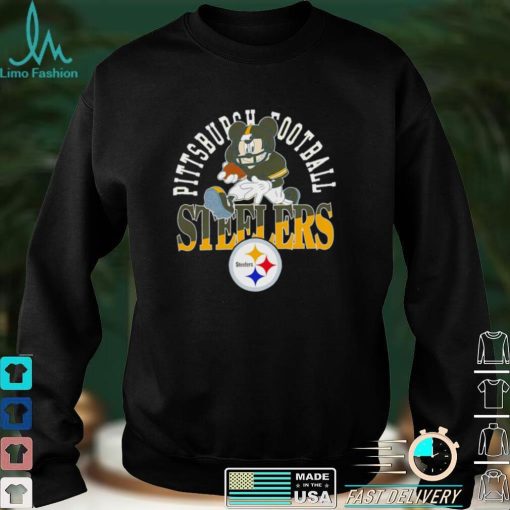 NFL Pittsburgh Steelers Disney Number Mickey Mouse shirt