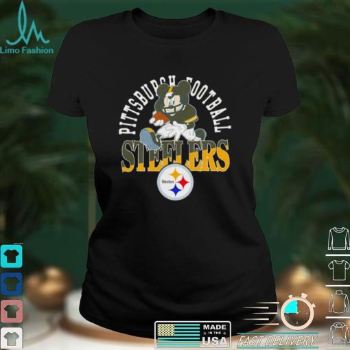 NFL Pittsburgh Steelers Disney Number Mickey Mouse shirt