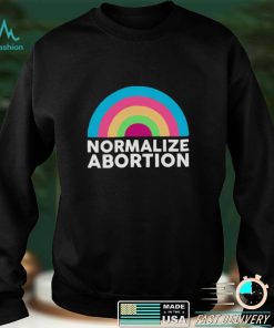 Normalize abortion rainbow vintage shirt