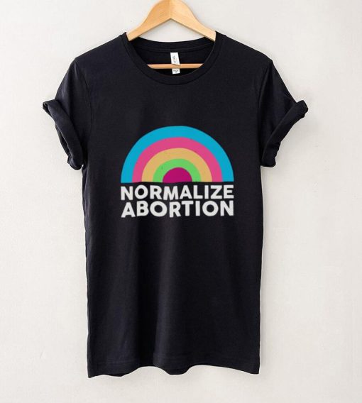 Normalize abortion rainbow vintage shirt