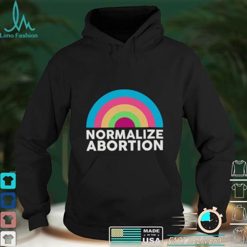 Normalize abortion rainbow vintage shirt