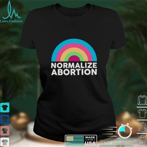 Normalize abortion rainbow vintage shirt