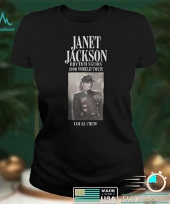 Official Janet Jackson Rhythm Nation 1990 World Tour Local Crew Shirt
