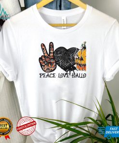 Peace Love halloween Halloween Shirt