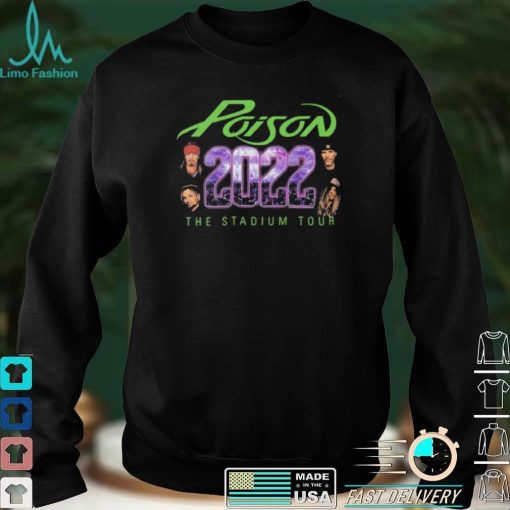 Poison band 2022 Tour T Shirt