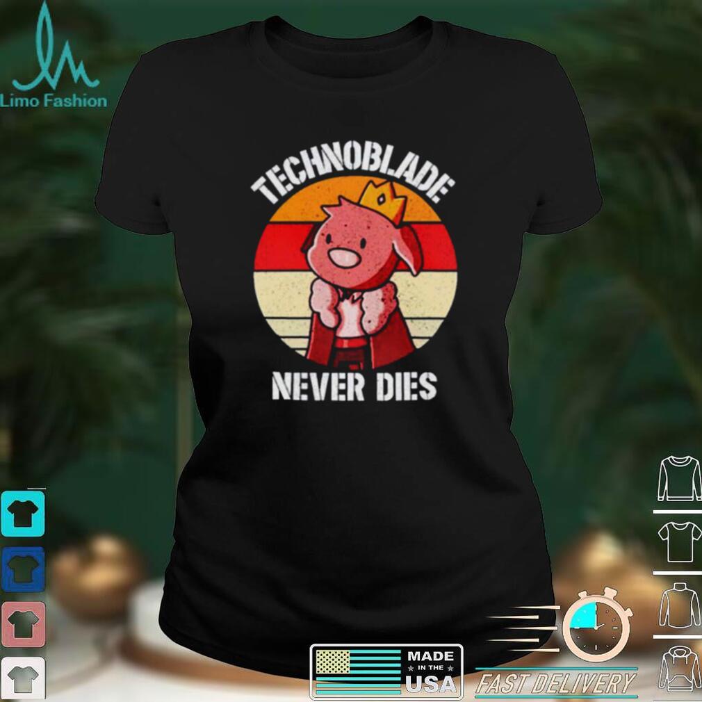 RIP Technoblade Pig Shirt Technoblade Never Dies Memorial Shirt