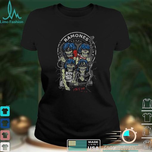 Skeletons United Ramones Band Albums Graphic Unisex T Shirt