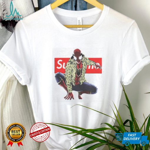 Spiderman Supreme Unisex T shirt Shirts Black Size M T Shirt