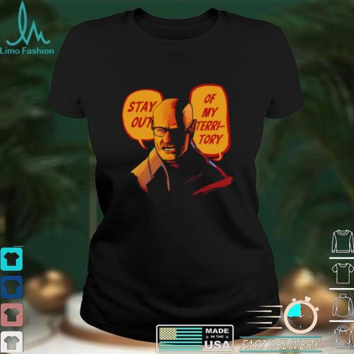 Stay Out Of My Territory Breaking Bad Mr White art shirt