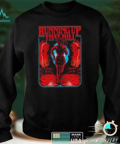 Stranger Things Running up that hill cartoon art shirt