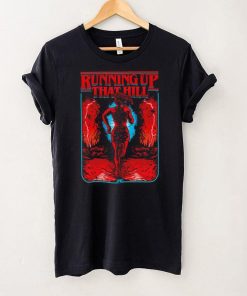 Stranger Things Running up that hill cartoon art shirt