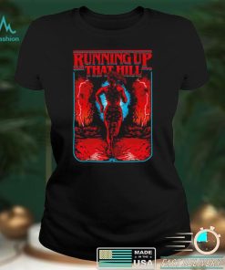 Stranger Things Running up that hill cartoon art shirt