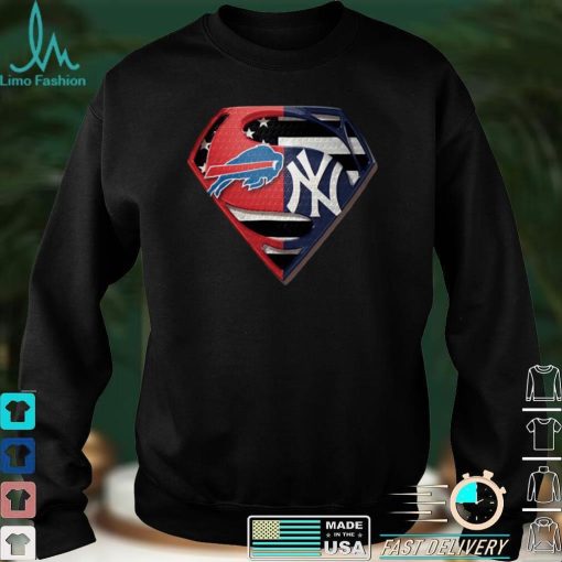 Superman Buffalo Bills And New York Yankees