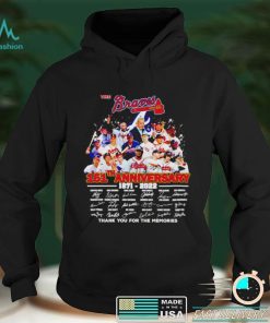 The Braves 151th Anniversary 1871 2022 thank you for the memories sport shirt