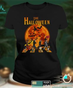 The Halloween Horror Movie And Peanuts Snoopy Red Moon T Shirt